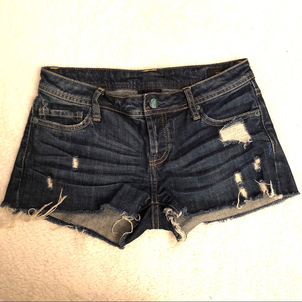 Genetic Denim ripped cutoff jean shorts